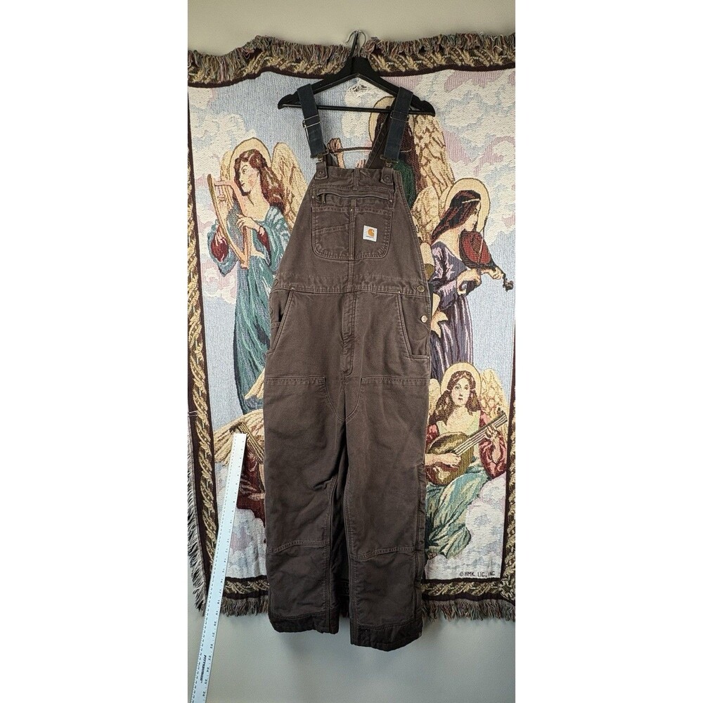 Carhartt Brown Duck Bib Overalls